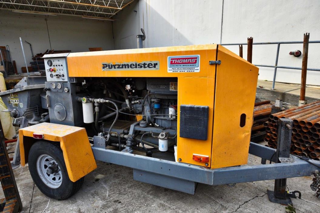 Putzmeister TK40 - 2015 with 1375 Hours and Wireless Remote
