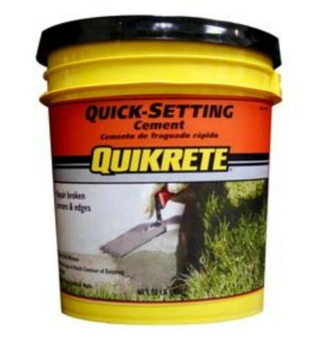 QUIKRETE Quick-Setting Cement 20-lbs Repair Broken Corners and Edges No Mixing