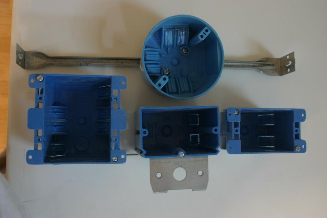 Carlon Electrical Junction Boxes - blue plastic