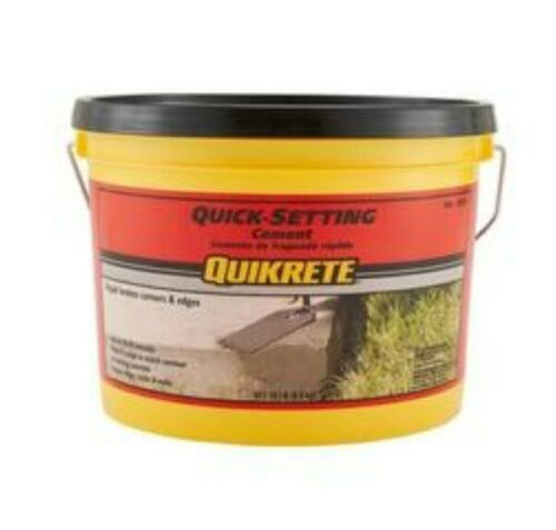 QUIKRETE Quick-Setting Cement 10-lbs Repair Broken Corners and Edges No Mixing