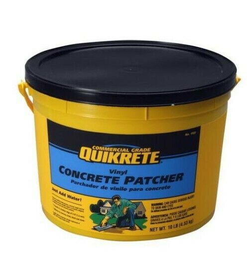 QUIKRETE 10-lbs Vinyl Concrete Patcher Indoor Outdoor Ready-To-Use No Mixing