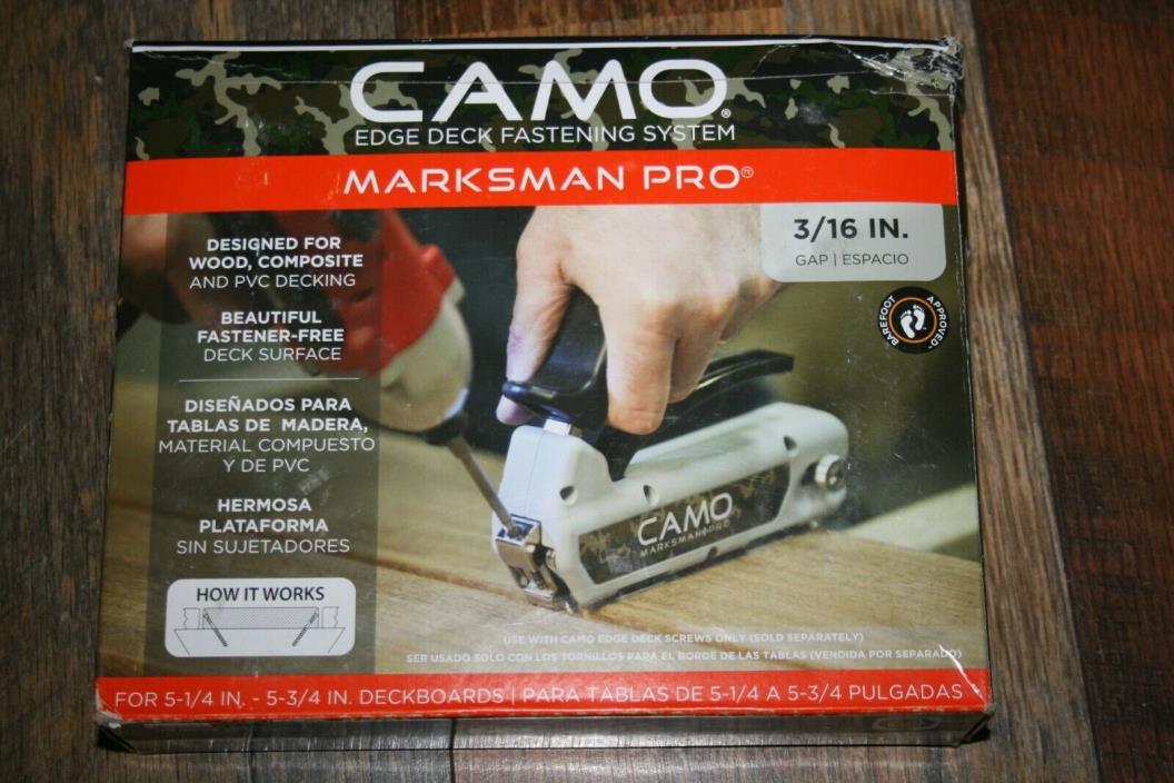 CAMO Marksman Pro Fastener Tool Heavy Duty Edge Deck Fastening System New 3/16