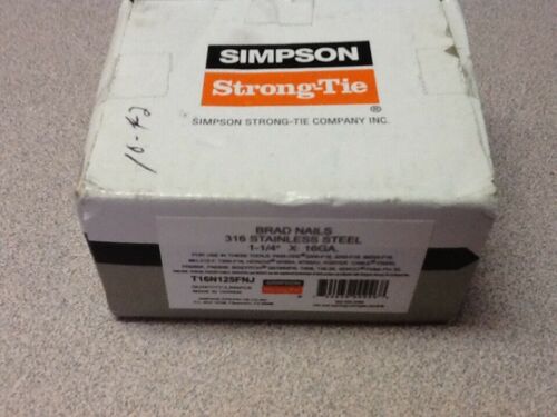Simpson Strong Tie Brad Nails 616 Stainless Steel 1-1/4