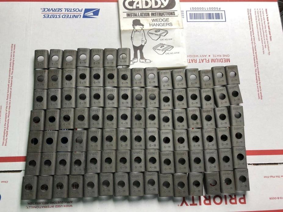 ERICO CADDY Wedge Hangers / Fasteners. Made in U.S. FREE SHIPPING. Lot of 97.