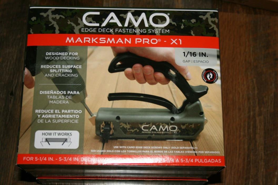 CAMO Marksman Pro Fastener Tool Heavy Duty Edge Deck Fastening System New 1/16
