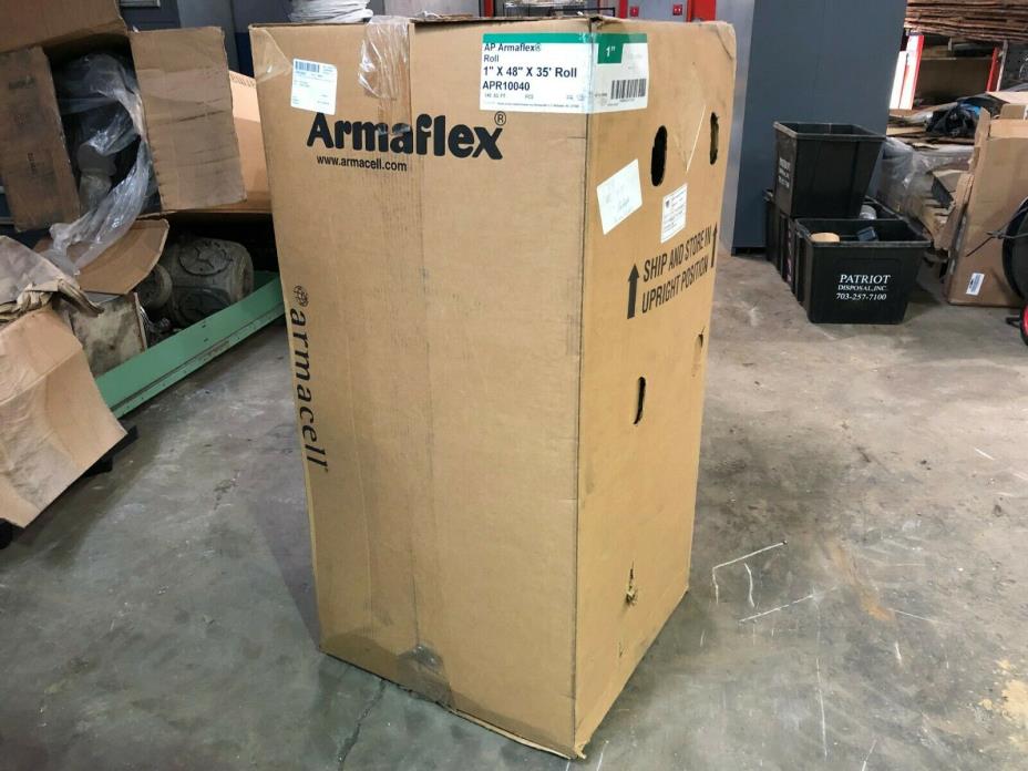 armacell - Armaflex APR10040 Roll Pipe Insulation. NEW GOVERNMENT OVERSTOCK!