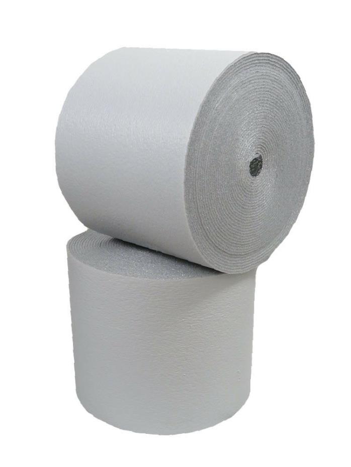 100sqft NASATEK Foam Core Reflective Insulation White / Foil 48In x 25ft Roll