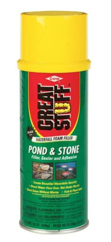GREAT STUFF  Pond & Stone  Black  Polyurethane Foam  Insulating Sealant  12 oz.