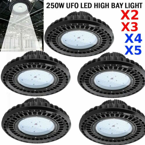 LOT 1-5X UFO LED High Bay Light 250W 150W Factory Warehouse Shop Lighting HO