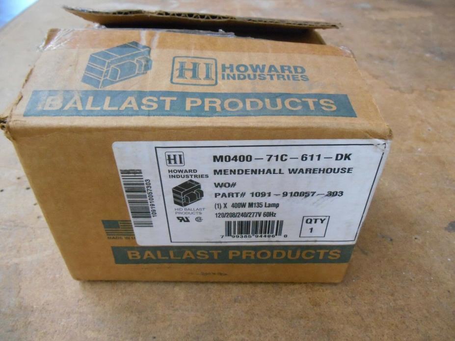 Howard M0400-71C-611-DK 400 Watt PS MH Ballast Kit