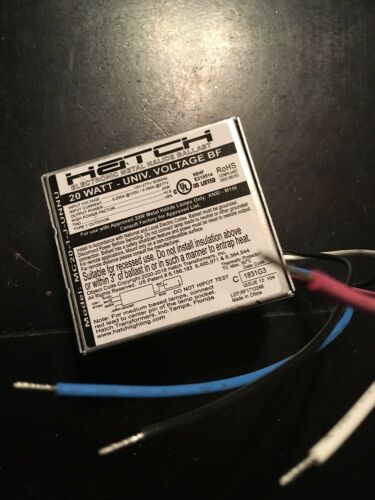Hatch MC20-1-J-UNNU - 20 Watt - 120/277 Volt - Electronic Metal Halide Ballast
