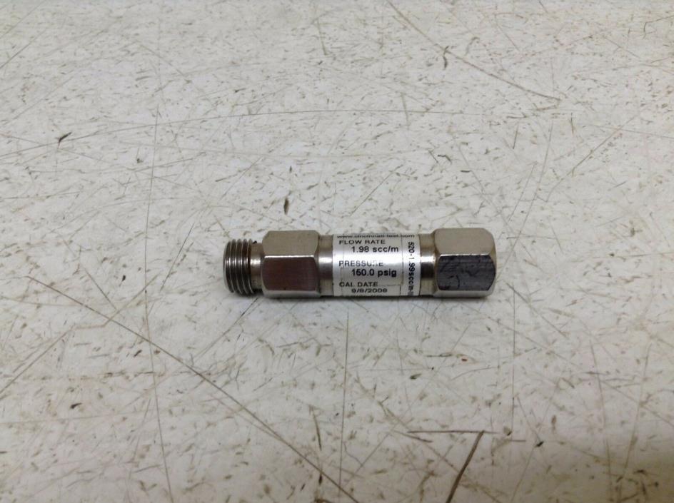 Cincinnati Test 520-1.99SCC/M-150.0PSIG-21 Leak Detection 5201.99SCCM1500PSIG21