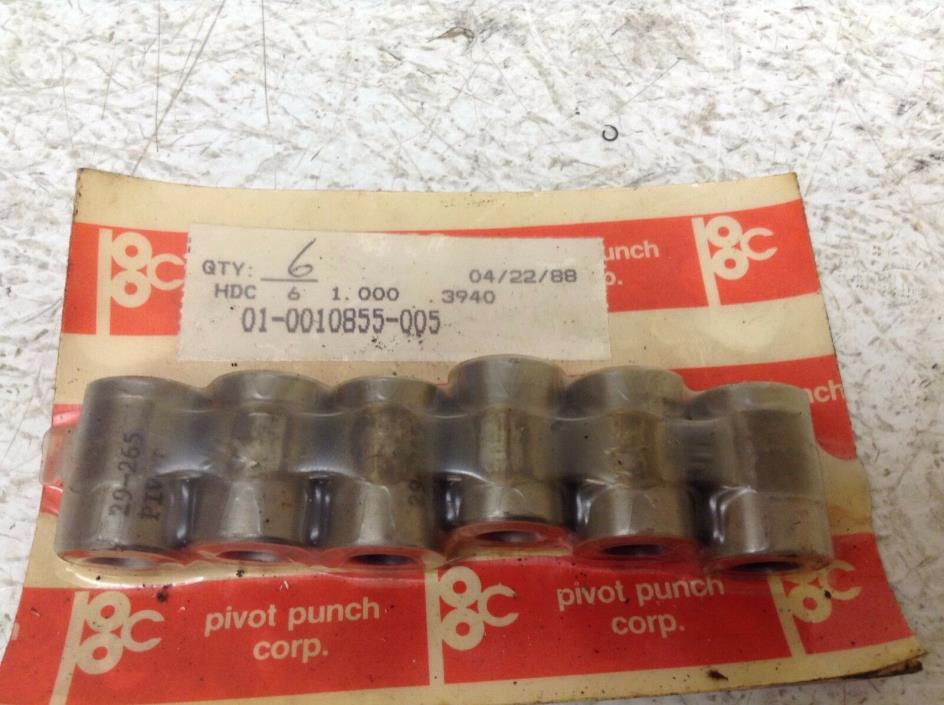 Pivot Punch 01-0010855-005 HDC 6 1.000 .3940 HDC6 PKG of 6 New
