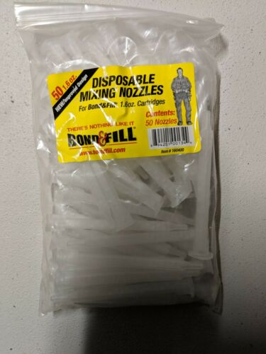 Bond & Fill 50 1.6 oz Disposable Mixing Nozzles #160400