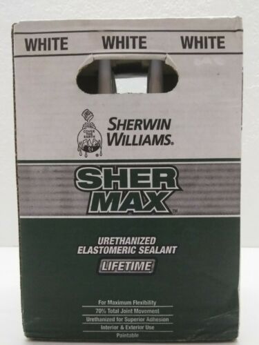Box of 12 Sherwin Williams Sher Max White Urethanized Elastomeric Sealant