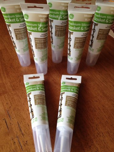 GE Premium Silicone Gasket & Seal, Lot Of 7 Tubes 2.8 FL OZ Each, Waterproof