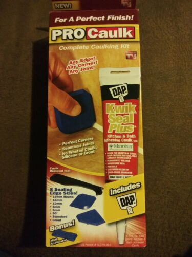 3x Pro Caulk Kwik Seal Plus 5.5 oz ea. Kitchen & DAP Bath Adhesive Complete Kits