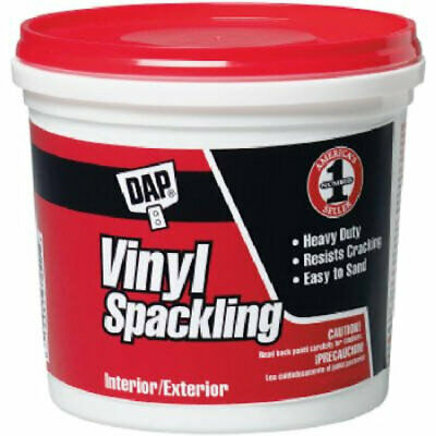 Dap 12133 1 Gallon White All Purpose Vinyl Spackle Interior/Exterior