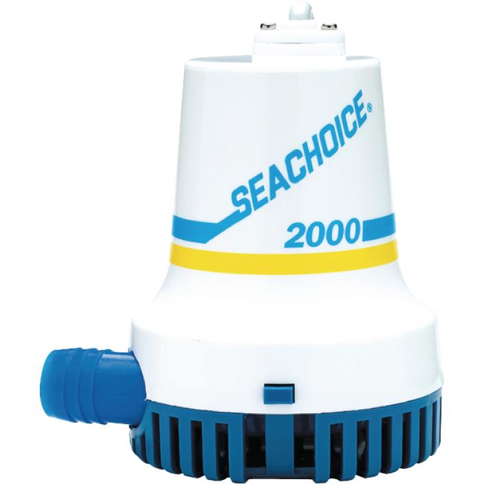 Seachoice Submersible Bilge Pump 2000GPH 12V 10A Model 19301