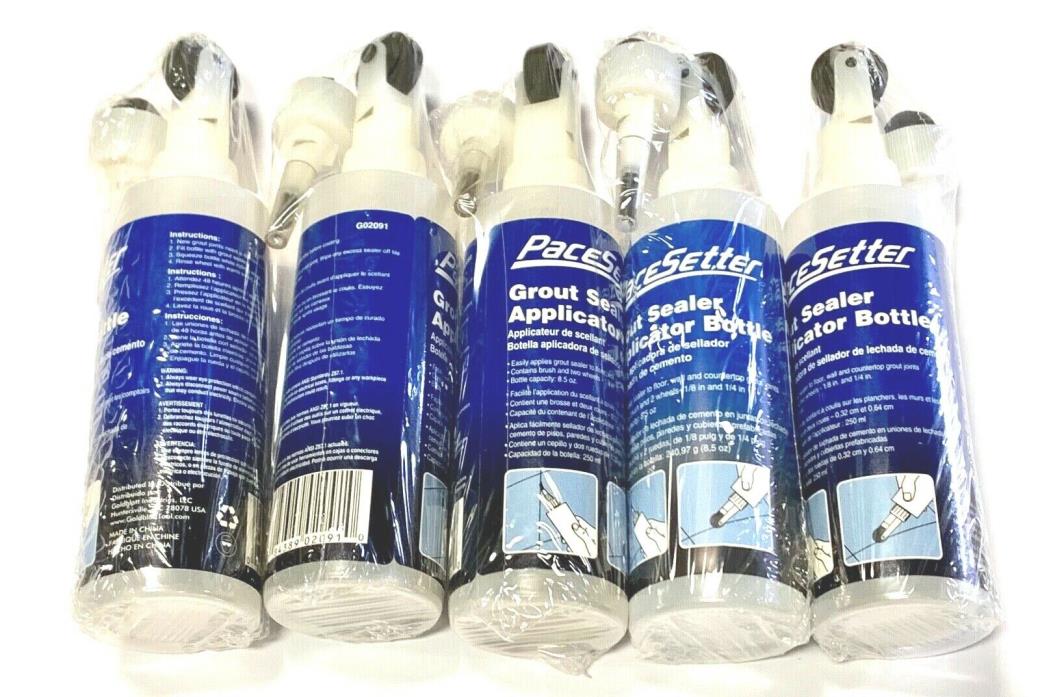 PaceSetter Grout Sealer Applicator Bottle Includes Brush Wheels 5 Pack G02091
