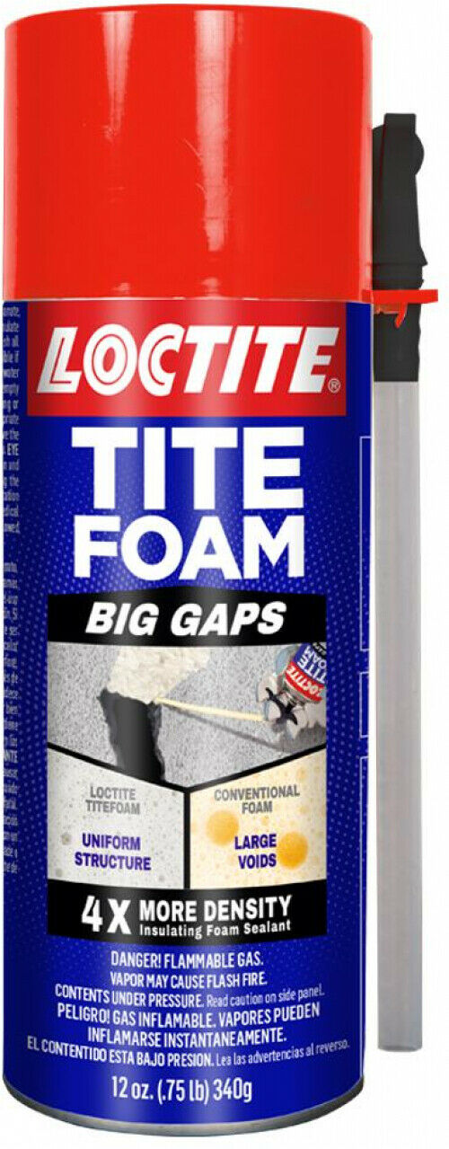 Loctite Tite Foam 12 fl. oz. Big Gaps Insulating Foam Sealant (12-Pack)