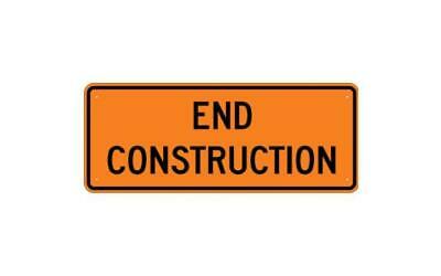 End Construction 60x24