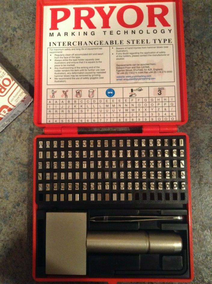 Pryor Steel Type Set