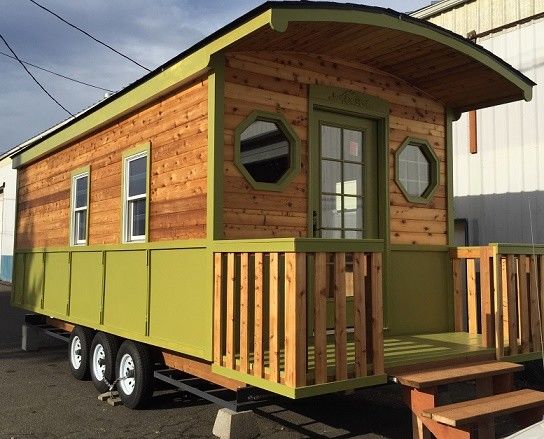 Tiny House Irish Caravan mobile Cottage 9 x 22  Professionally built on trailer