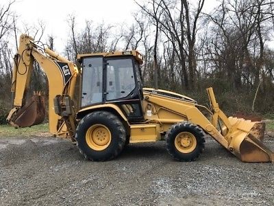 Caterpillar 426C Backhoe Loader Extend-a-hoe 4x4 Cab Diesel Cat Tractor Back Hoe