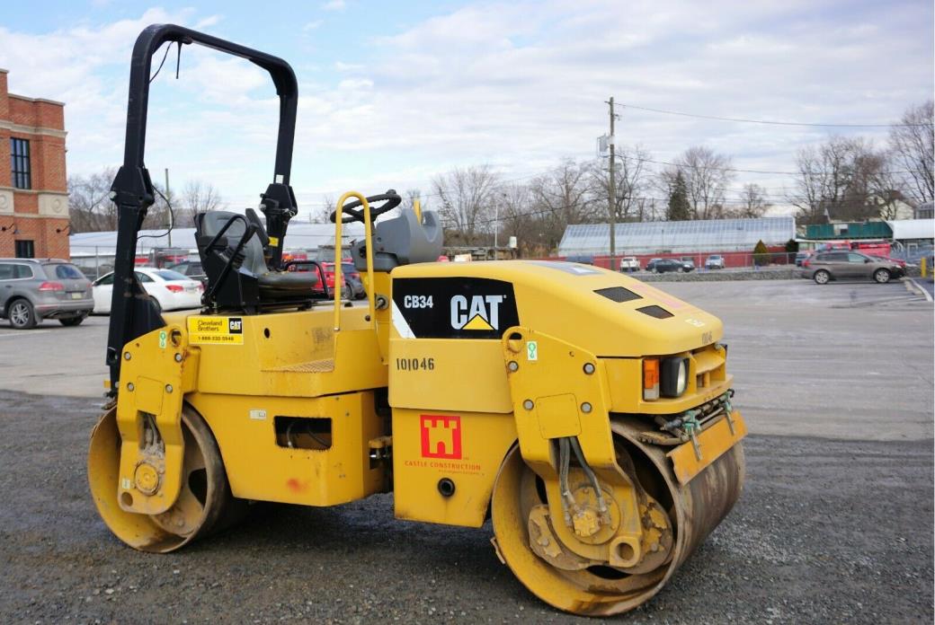 2011 Cat CB 34 Tandem Roller 4 Ton Really Good Shape