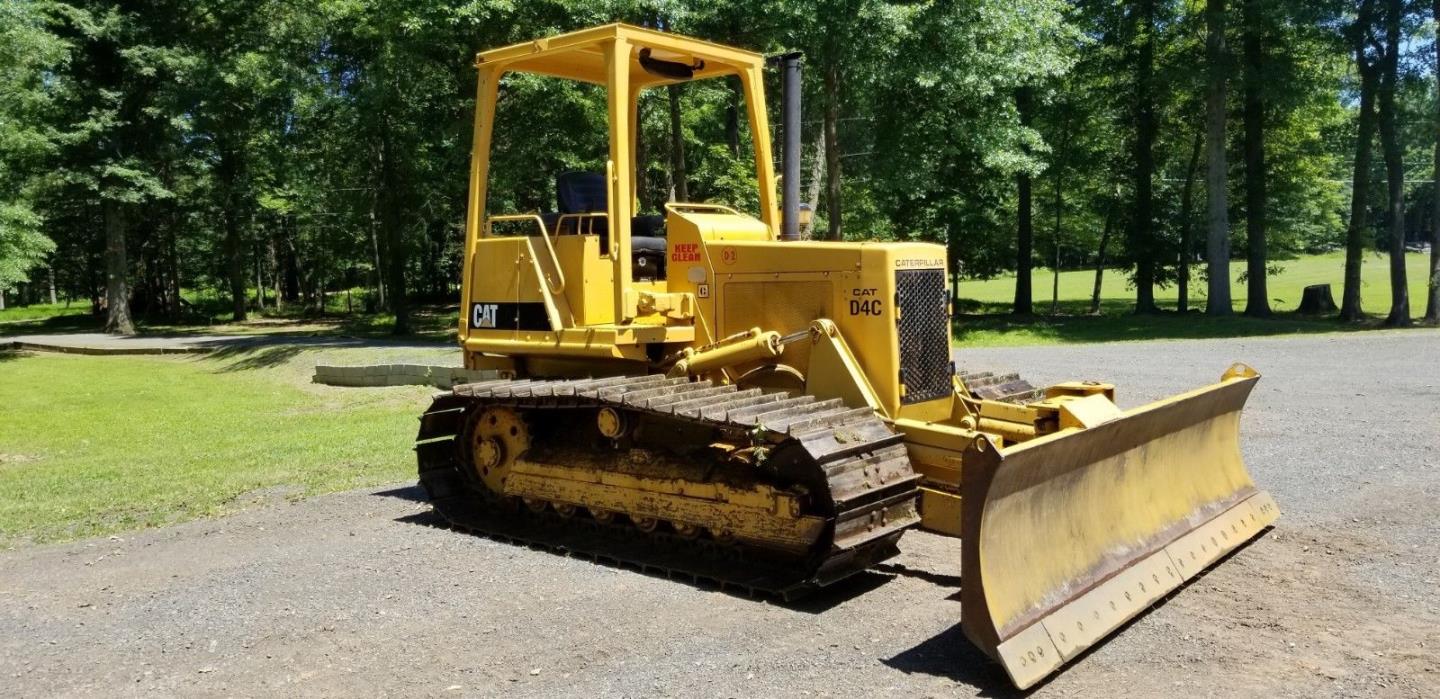 CAT D3B 1987 Bulldozer 6 Way Diesel Crawler Tractor Machine