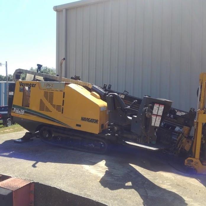 2012 VERMEER D16X20 SII DIRECTIONAL DRILL 1-OWNER W/ONLY 954 HOURS