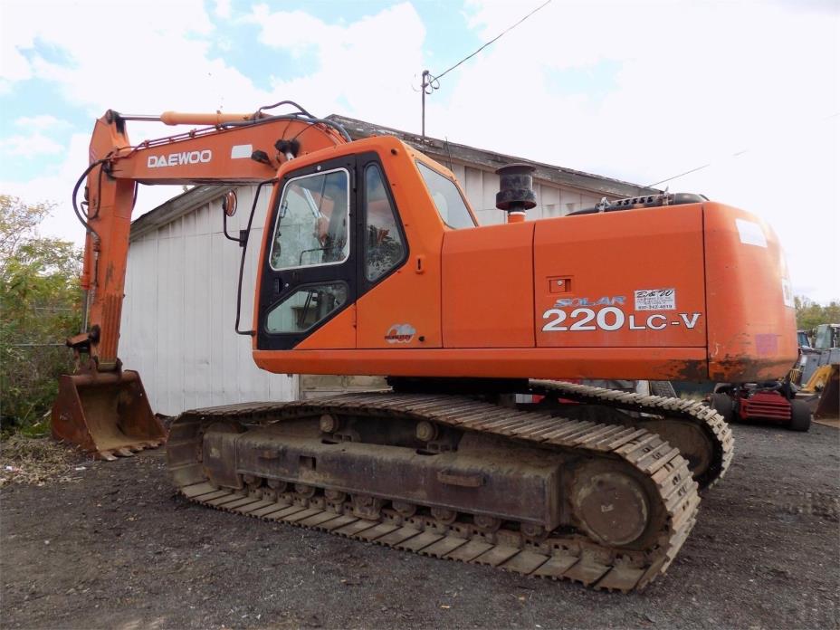 2003 Doosan Daewoo SL220LC-V Hydraulic Crawler Excavator / AC / Original Paint