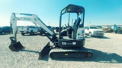 2011 Bobcat E35 Excavator Mini Ex Trackhoe 7500lb 33hp Used