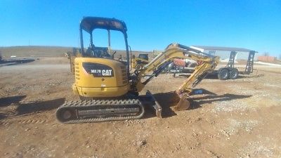 2013 Caterpillar 302.7D Excavator Mini Ex Trackhoe 1862Hrs 24Hp Used