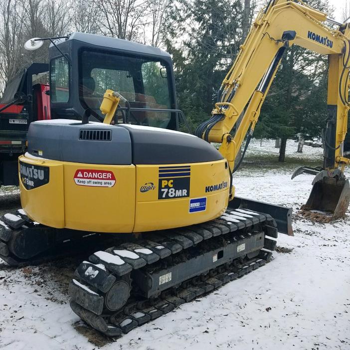 KOMATSU PC78MR 2007 VERY LOW HOURS EXCELLENT CONDITION HYDRAULIC THUMB COUPLER
