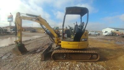 2014 Caterpillar 303.5E Excavator Mini Ex Trackhoe 33Hp 1932Hrs Used