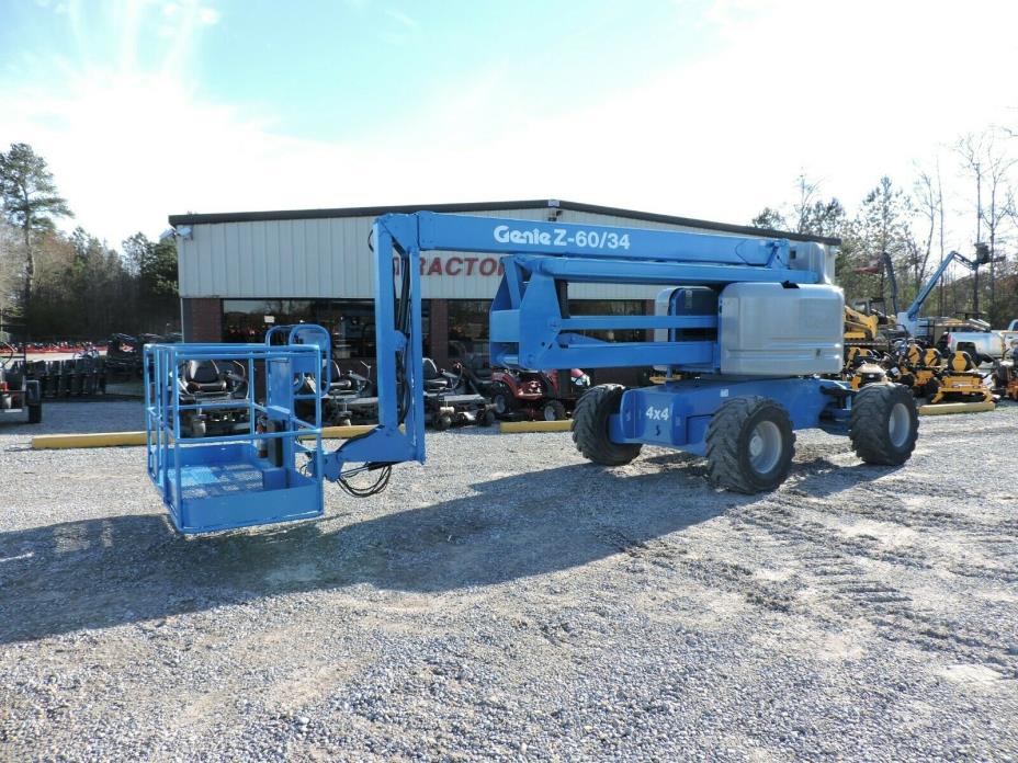 2006 GENIE Z60/34 ARTICULATING BOOM LIFT - WATCH VIDEO - ONLY 3776 HOURS!!