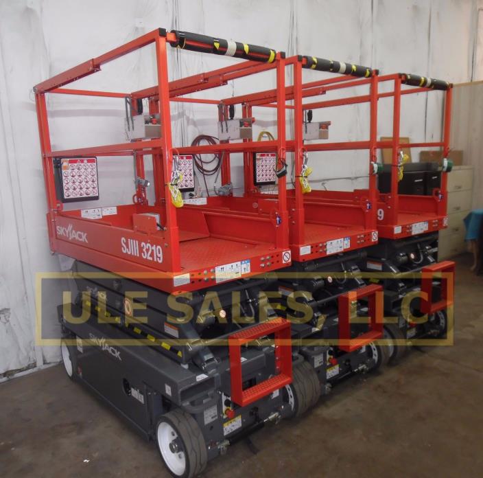 2019 Skyjack SJ3219 electric scissor lift - NEW - In-Stock, Door 2 Door Delivery