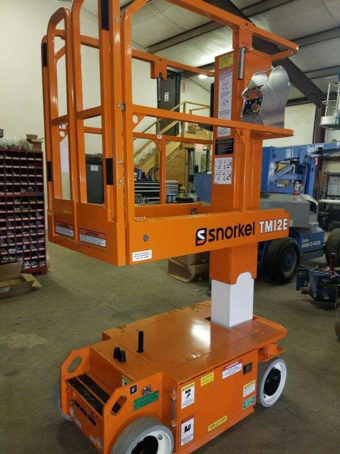 Snorkel Lift TM12E Self Propelled Personnel Lift Brand New with 2 Year Warranty!