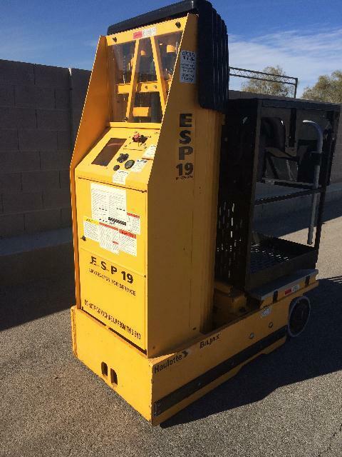 2007 BIl-JAX  ESP19 HOULOTTE MANLIFT WITH 740 HOURS. HAS  NEW BATTERIES