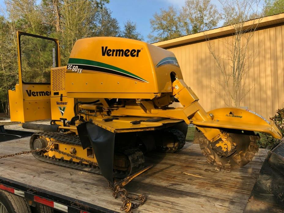 2014 Vermeer SC60TX-R with only 53 HOURS !!!  Remote control unit