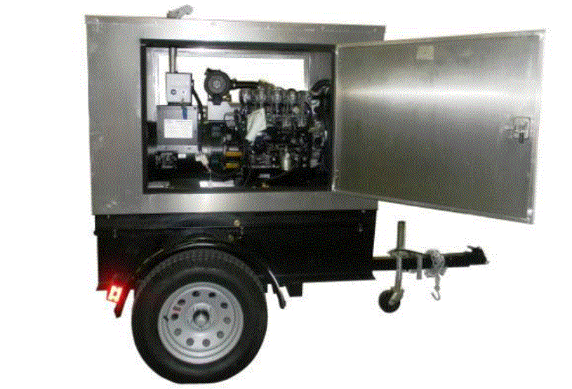 23KW ISUZU Diesel Generator Enclosed on Trailer