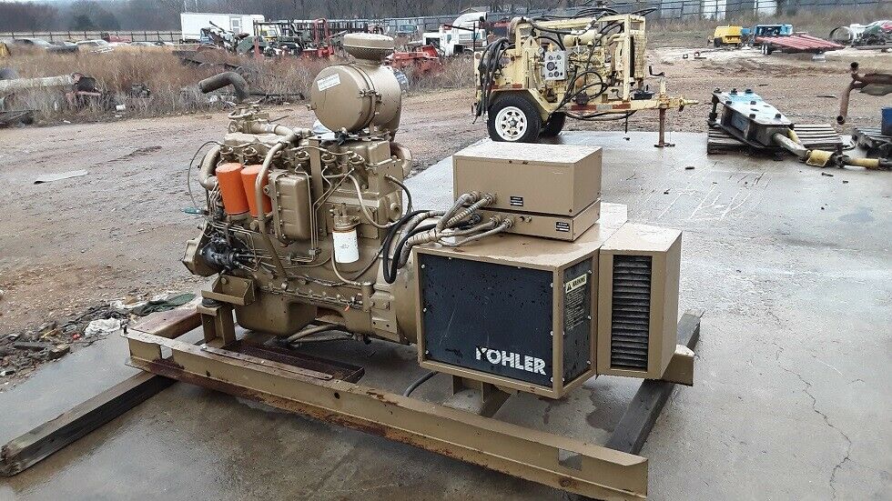 Kohler 75kw Diesel Standby Generator 386 hours Auto Start