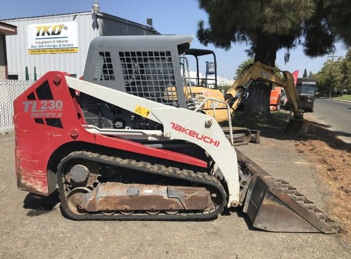 2014 TAKEUCHI TL230 SERIES II 2,065 HRS QK HYDRAULIC COUPLER TRACKS 85% OROPS