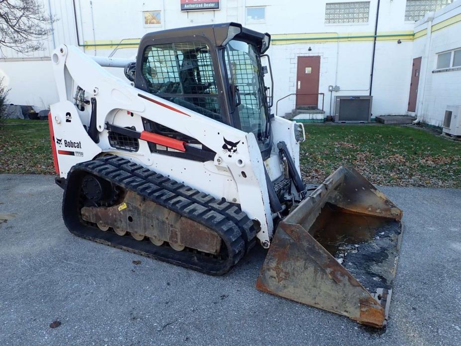 2013 BOBCAT T770 SKID STEER, EROPS, 2SPD, HIGH FLOW, AUX HYDRAULICS, 92HP DIESEL