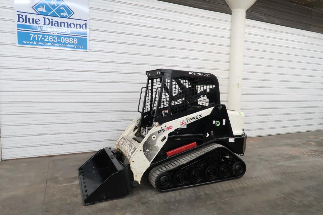 2013' Terex PT-30, Diesel Skid Steer, ASV Compact Track Loader, 1,489 Hrs