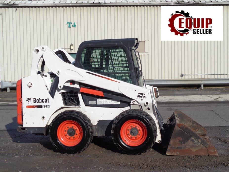 2016 Bobcat S530 Skid Steer Loader  Diesel Enclosed Cab