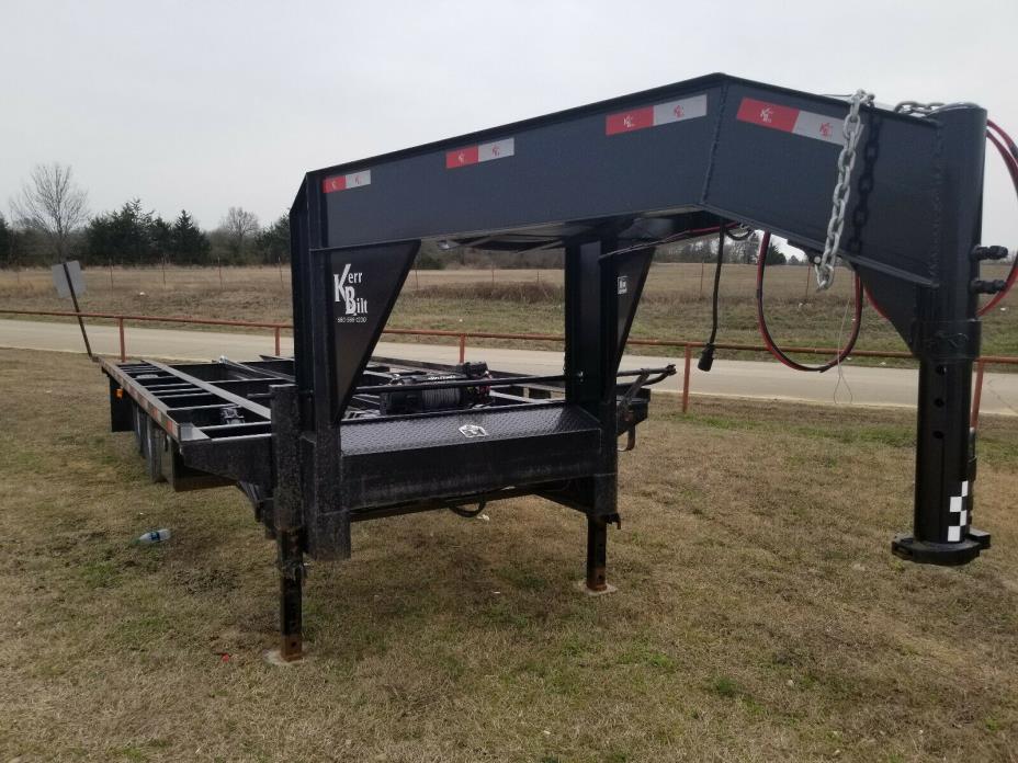 USED- 2018 KERRBILT 24' Gooseneck Container Trailer to Haul Empty Containers