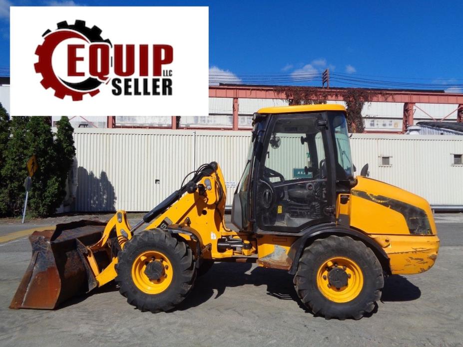 2008 JCB 406B Wheel Loader Skid Steer- Diesel - Enclosed Cab - Backhoe